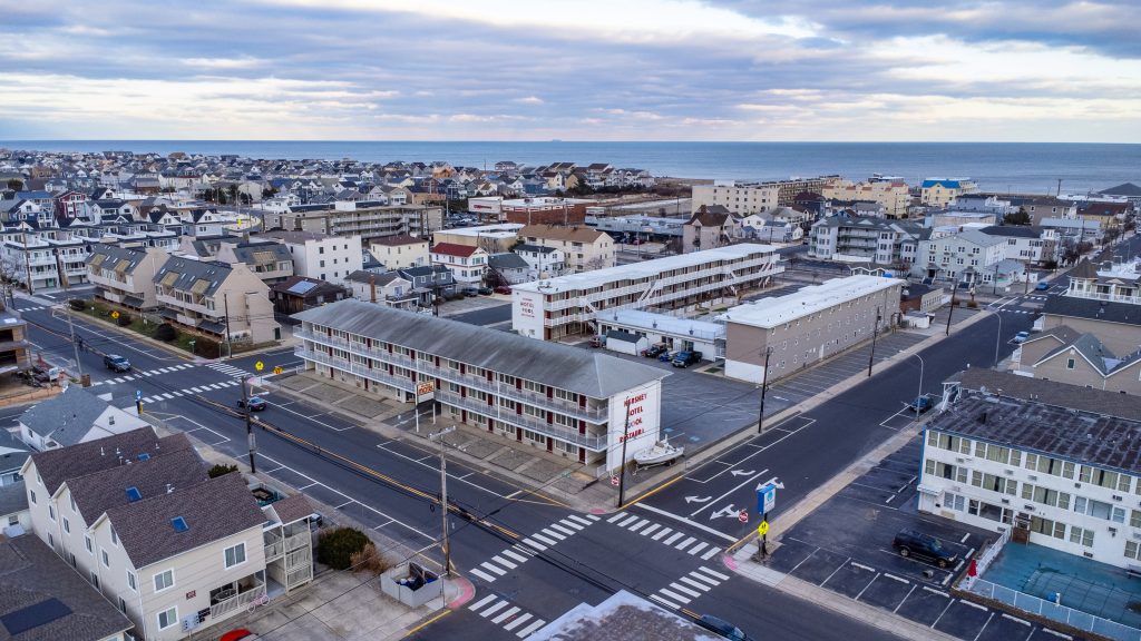 The Hershey Motel property, being offered for sale in Seaside Heights, Dec. 2022. (Photo: Daniel Nee)