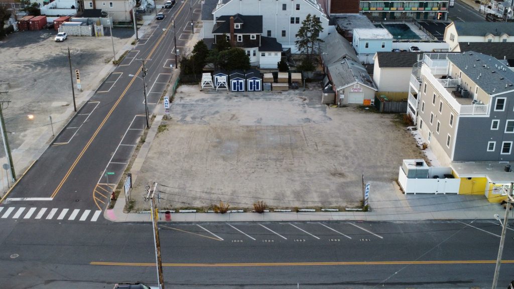 One Ocean Terrace, proposed for Porter Avenue and Ocean Terrace, Seaside Heights, N.J., Jan. 2023. (Courtesy: Mike Loundy)