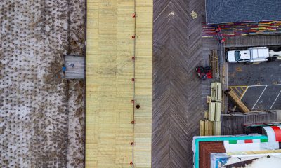 Boardwalk replacement construction continues along the southern portion of the Seaside Heights boardwalk, Jan. 10, 2023. (Photo: Daniel Nee)