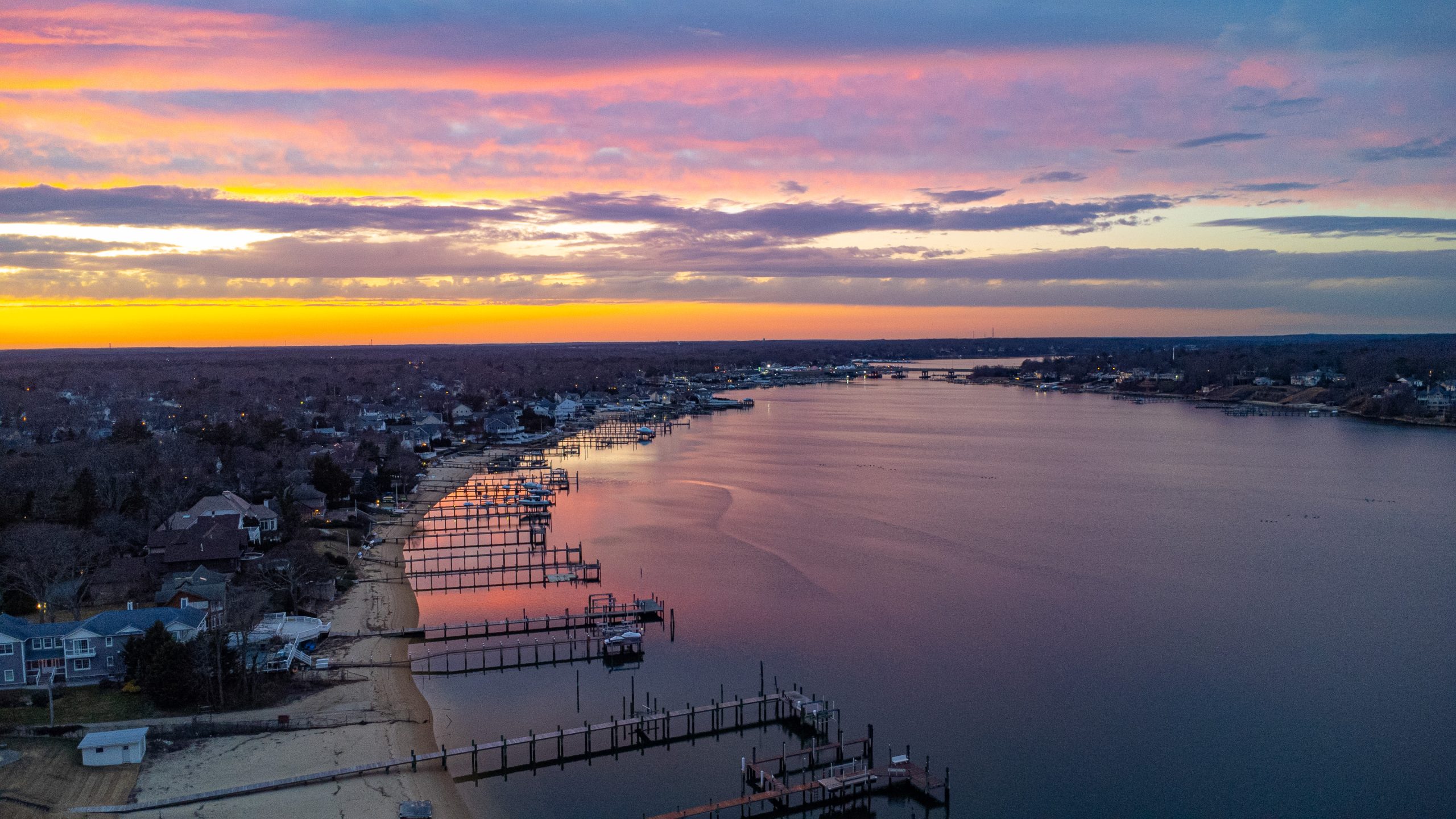 Monday’s Sunset Behind the Manasquan River Was One for the Books ...