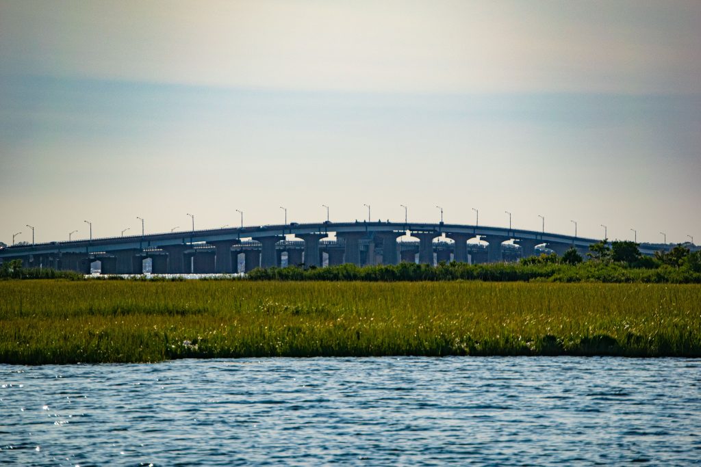 The Route 37 bridge, as viewed from the north. (Photo: Daniel Nee)