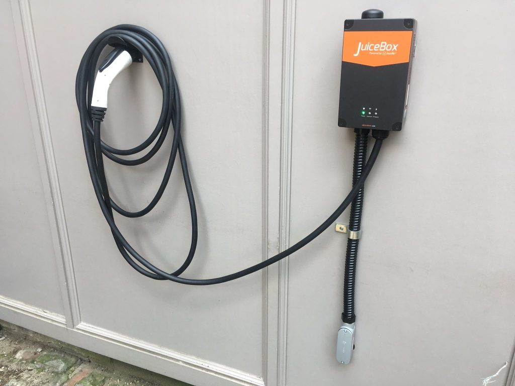 A home EV charger. (Photo: Earth And Main/ Flickr)