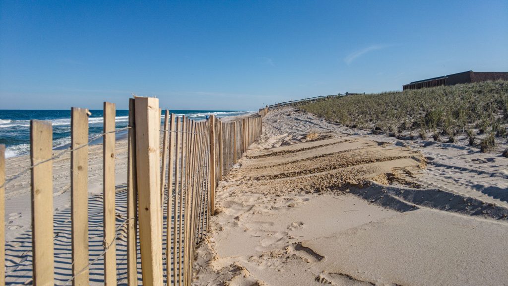 Dune crossover repairs completed in Ortley Beach, N.J., May 2023. (Photo: Shorebeat)