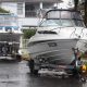 Boats on trailers parked on a public street. (Credit: St George & Sutherland Shire Leader)