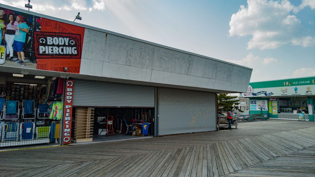 The site of a proposed restaurant and bar at 1219 Ocean Terrace, Seaside Heights, N.J. (Photo: Shorebeat)