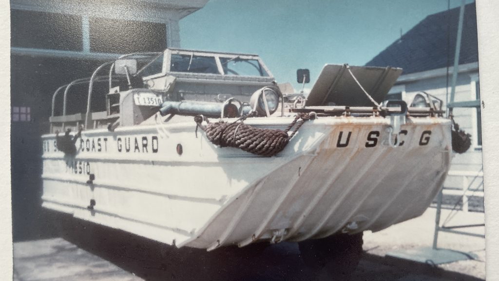A "duck boat" once assigned to the Seaside Park Coast Guard station. (Photo: Shorebeat)