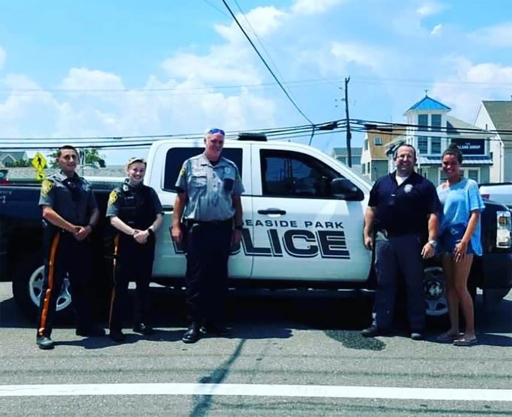 Seaside Park police and public works officials helped save a family of ducks, July 15, 2023. (Photo: Seaside Park Police)