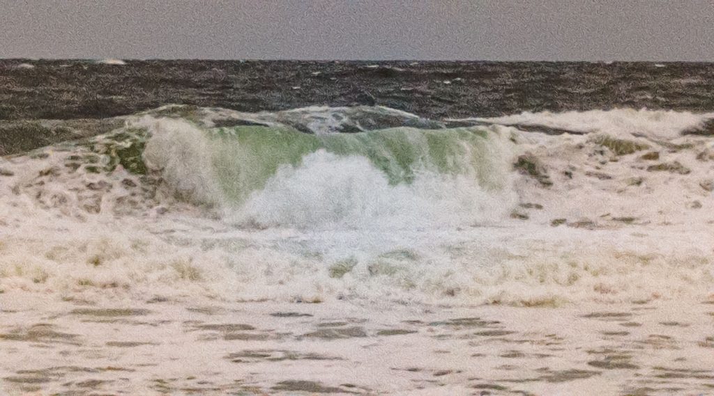 A coastal storm moves into the Jersey Shore, Sept. 22, 2023. (Photo: Shorebeat)