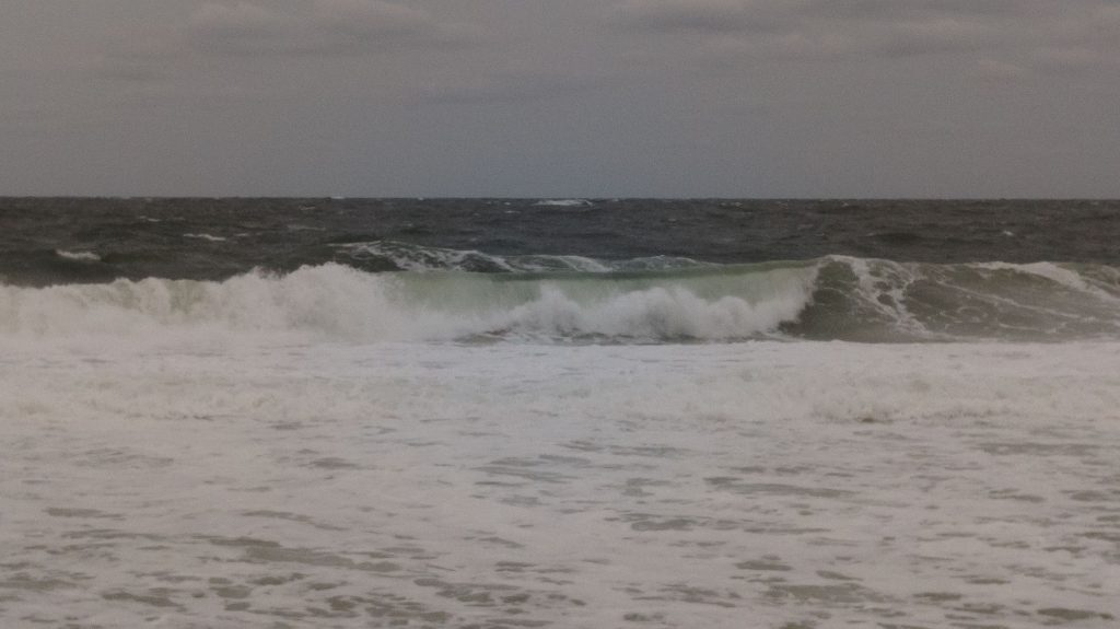A coastal storm moves into the Jersey Shore, Sept. 22, 2023. (Photo: Shorebeat)