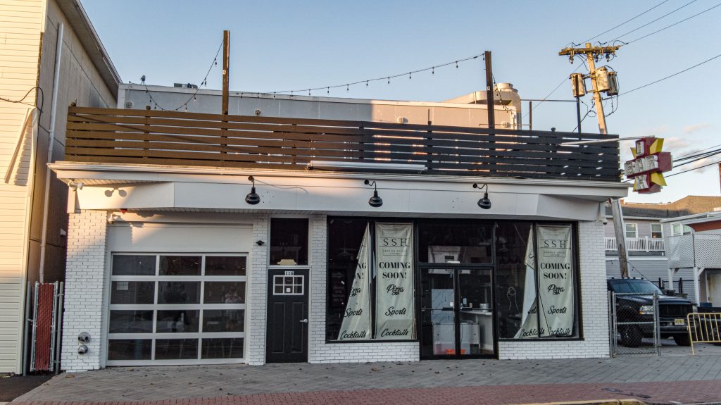 Renovations underway at the new Seaside Social House restaurant and bar in Seaside Heights, Nov. 2023. (Photo: Shorebeat)
