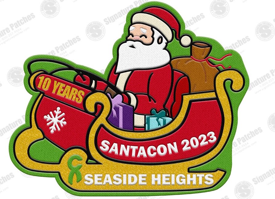 The annual 'SantaCon' event in Seaside Heights. (Photo: SantaCon/Instagram)