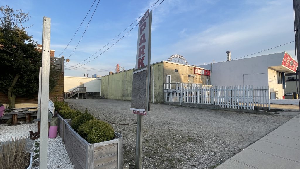 The property at 1011 Ocean Terrace, Seaside Heights, N.J., March 2024. (Photo: Shorebeat)