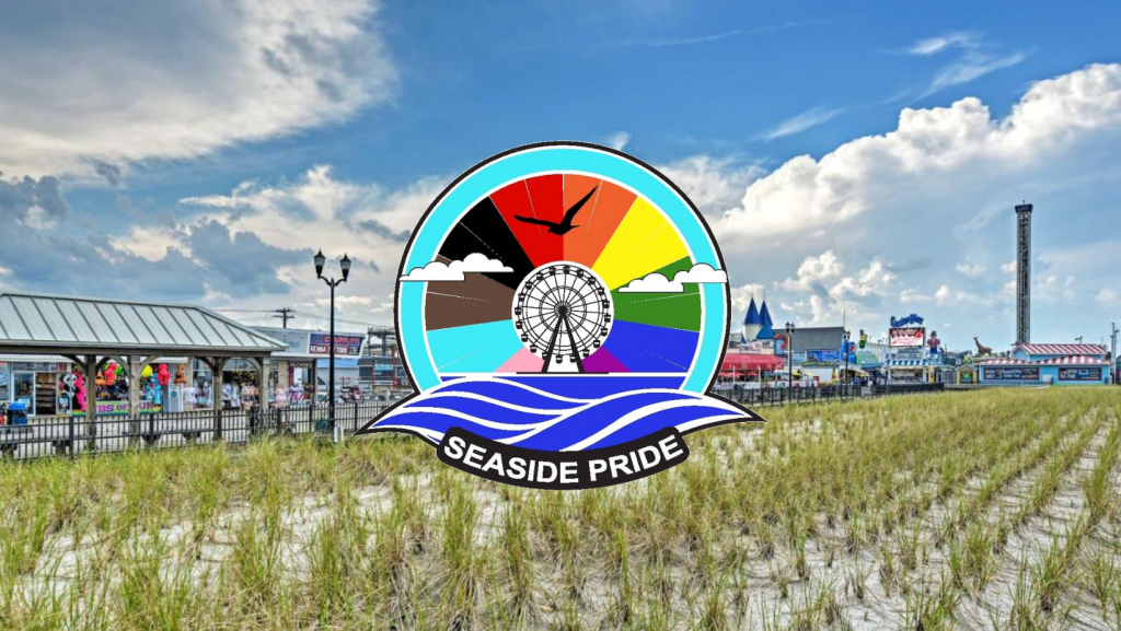 The logo for the inaugural Seaside Pride 2024.