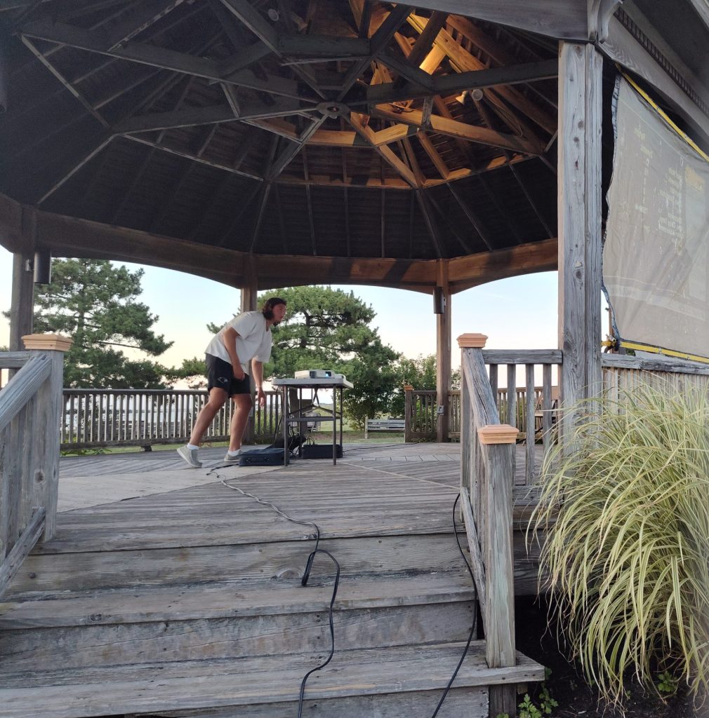 'Movies on the Bay' in Lavallette, Aug. 13, 2024. (Photo: Anita Zalom)