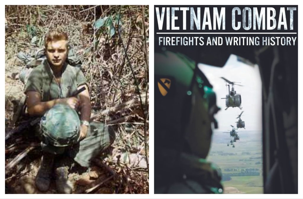 Robin Bartlett and his book chronicling his experiences in the Vietnam War. (Supplied Photos)