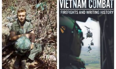 Robin Bartlett and his book chronicling his experiences in the Vietnam War. (Supplied Photos)