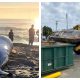 A minke whale washed up in Lavallette, N.J., later taken to a public works yard, Oct. 4, 2024. (Credit: Janice Fix/ Lavallette Boardwalk/ Facebook)