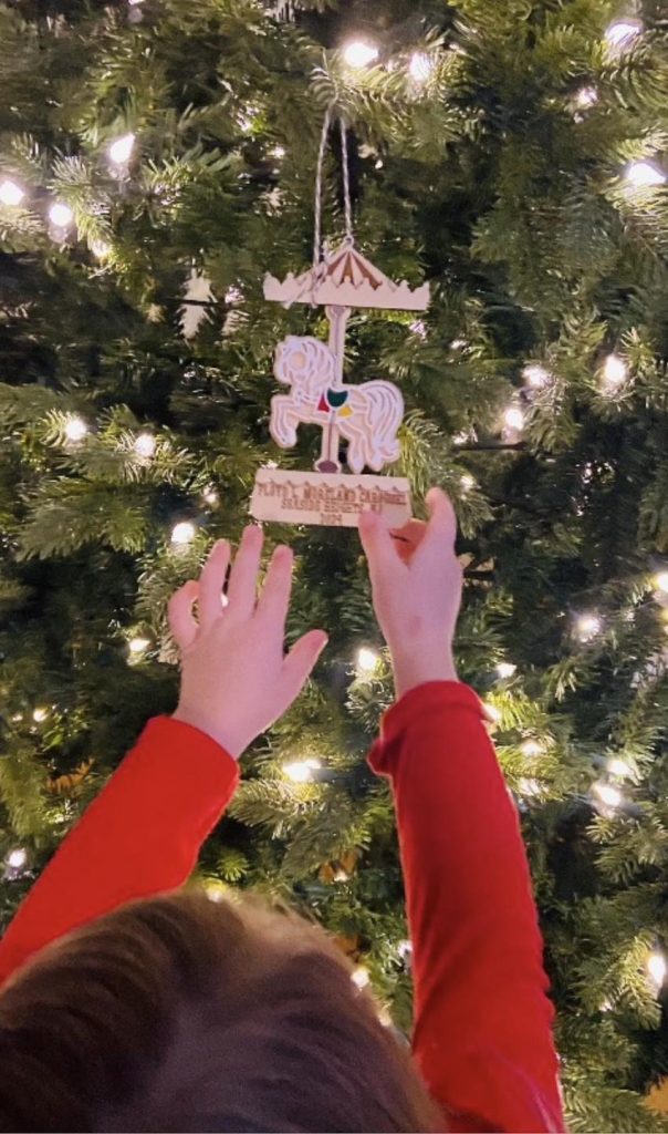 Seaside Heights Carousel ornament, 2024. (SSH Historical Society)