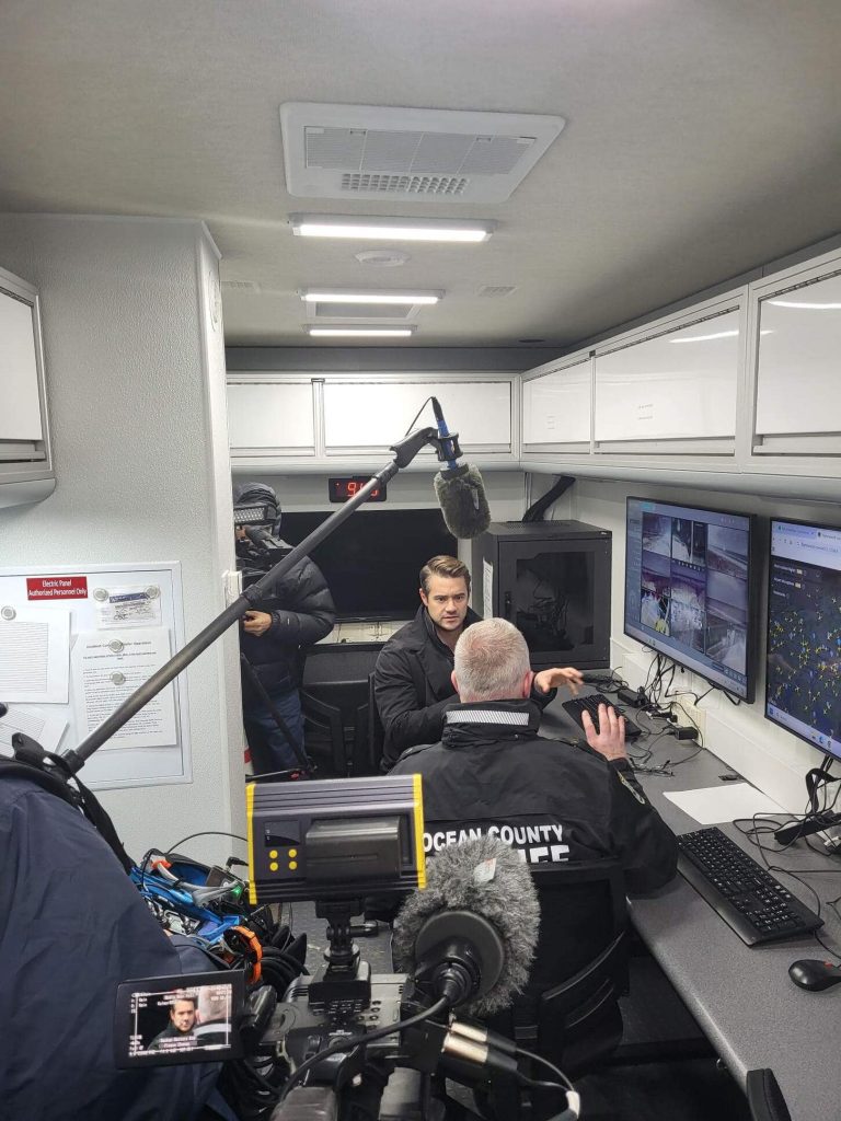 The Ocean County Sheriff's Department mobile command center, Seaside Heights, Dec. 13, 2024. (Credit: OCSD)