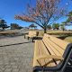 Lavallette's new benches are unveiled at a ceremony in November. (Photo: Vicki Centanni Guy/ Lavallette Boardwalk/ Facebook)