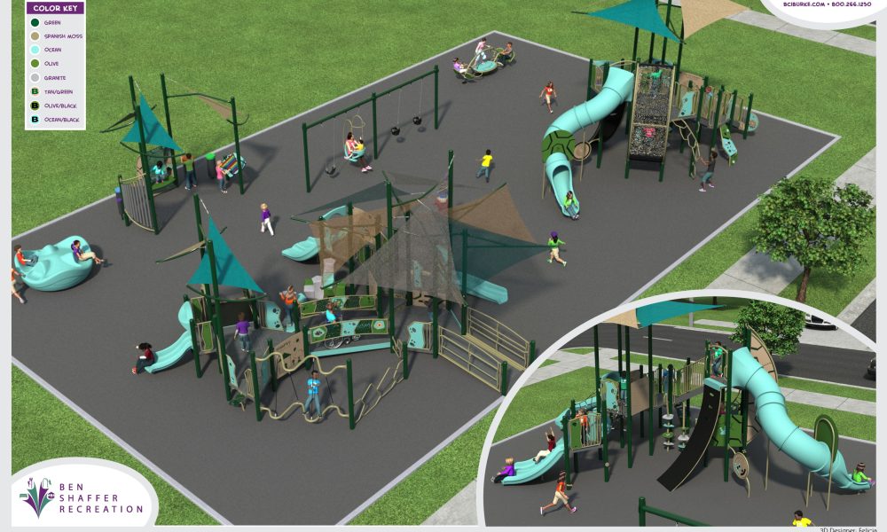 The proposed Jake's Law playground at Chandler Field, Lavallette, N.J. (Credit: Lavallette Borough)