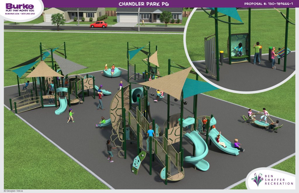 The proposed Jake's Law playground at Chandler Field, Lavallette, N.J. (Credit: Lavallette Borough)