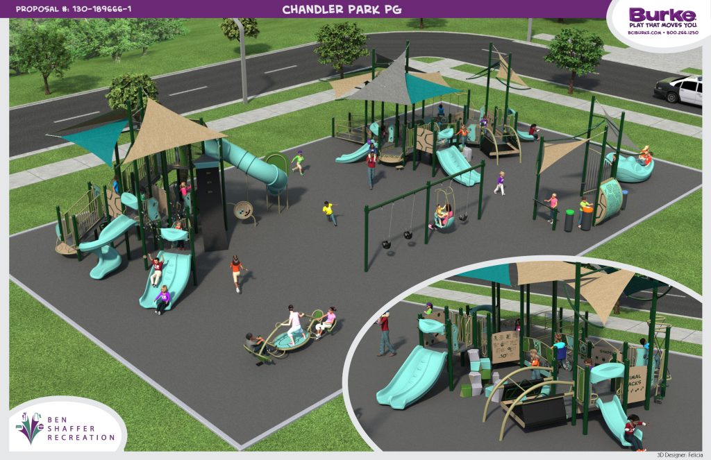 The proposed Jake's Law playground at Chandler Field, Lavallette, N.J. (Credit: Lavallette Borough)