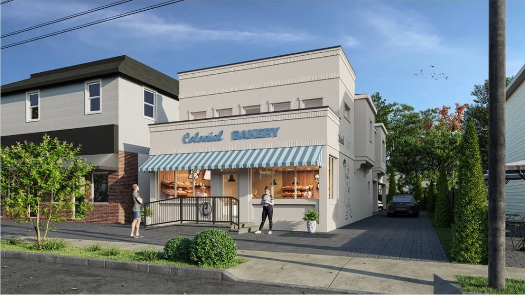 The future Colonial Bakery in Lavallette. (Credit: Planning Document)