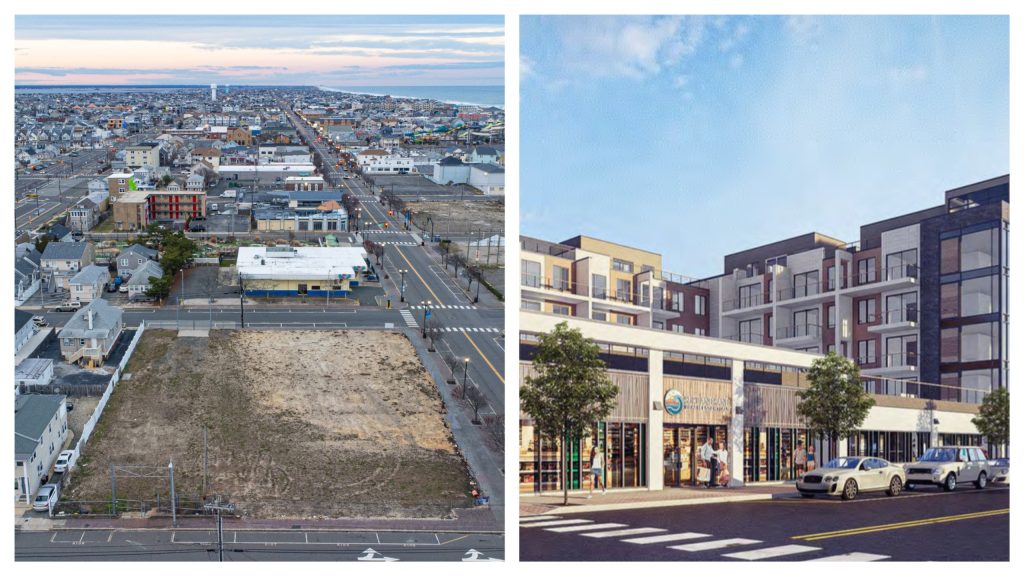 A redevelopment plan for the former Bamboo Bar site, Seaside Heights, N.J., Jan. 2025. (Credit: Shorebeat/Planning Document)