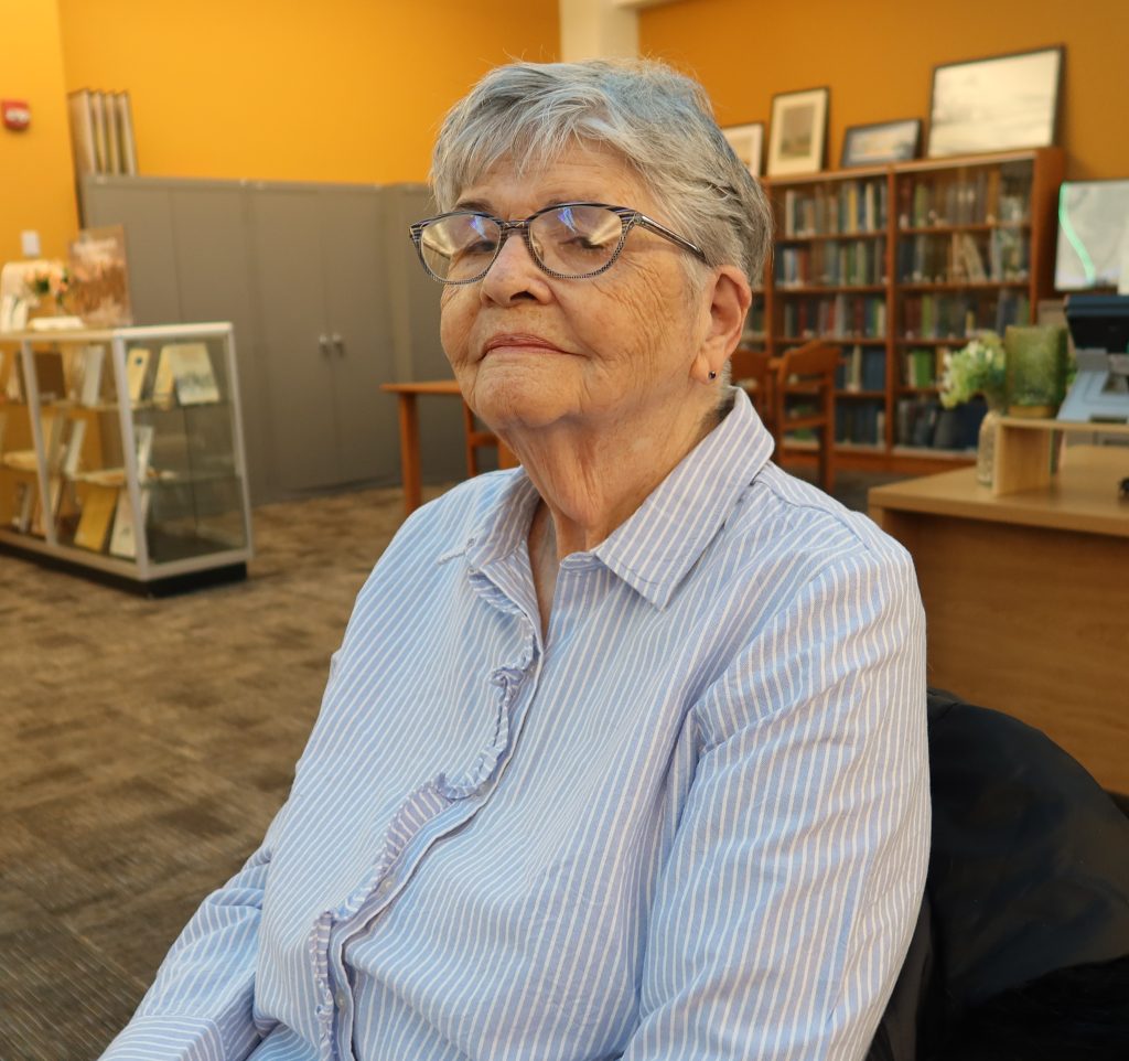 Local resident Mary Cooper located a book borrowed from the Ocean County Library in 1926 by her grandfather. (Photo: Ocean County Library)