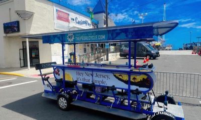 A pedacycle parked near Casino Pier in Seaside Heights. (Photo: The Pedalcycle)