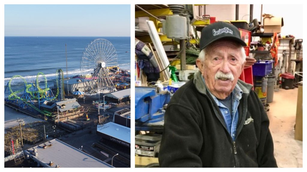 Jimmy Van Kirk and Casino Pier (Photos: Shorebeat/Casino Pier)